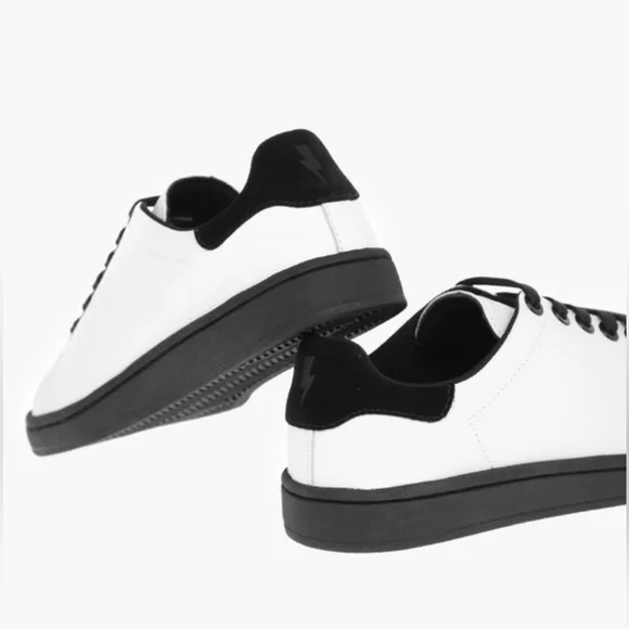 NIB Neil Barrett Leather TENNIS TRAINER Sz 5/38